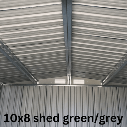 Metal Garden Shed | Heavy Duty Outdoor Storage & Workshop Building - Rackerman