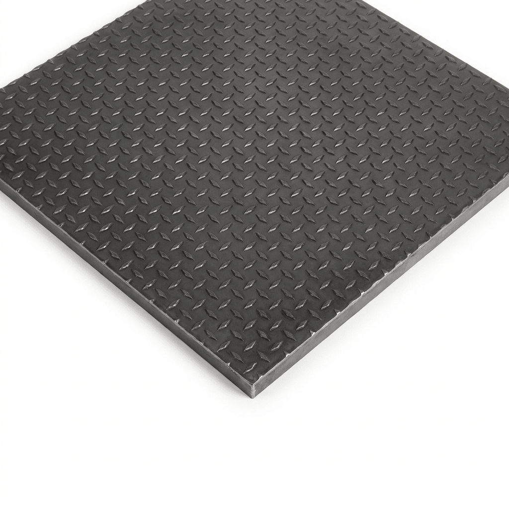 Mild Steel Durbar Checker Plate & Tread Plate – S275 Chequer Plate, 8x4 & 2m x 1m, 3mm to 10mm, Anti-Slip Steel Floor Plate for Stairs & Ramps - Rackerman
