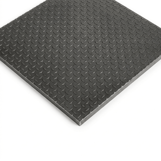 Mild Steel Durbar Checker Plate & Tread Plate – S275 Chequer Plate, 8x4 & 2m x 1m, 3mm to 10mm, Anti-Slip Steel Floor Plate for Stairs & Ramps - Rackerman