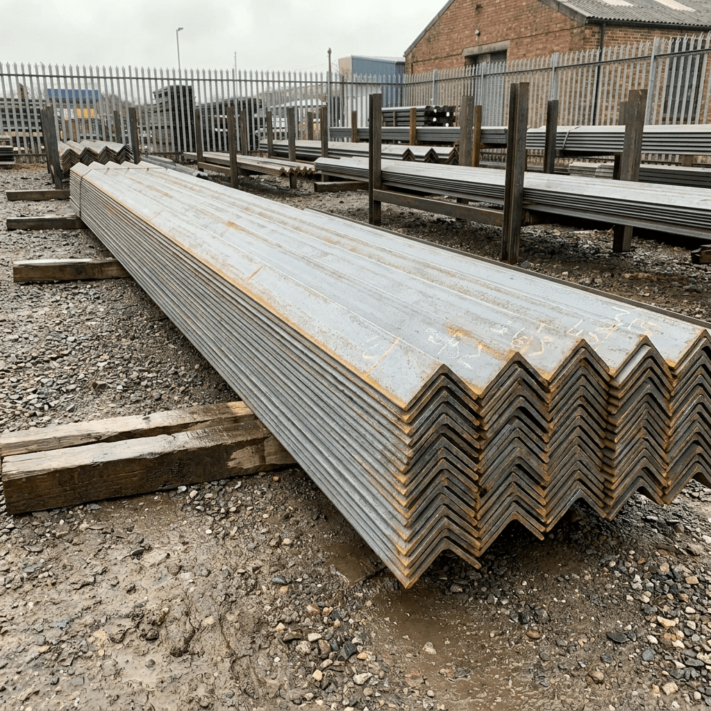 Mild Steel Equal Angle Iron – S275, 20x20mm to 150x150mm, 6m Lengths & Cut to Size, Angle Bar for Brackets, Frames, Lintels & Fabrication - Rackerman