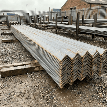 Mild Steel Equal Angle Iron – S275, 20x20mm to 150x150mm, 6m Lengths & Cut to Size, Angle Bar for Brackets, Frames, Lintels & Fabrication - Rackerman