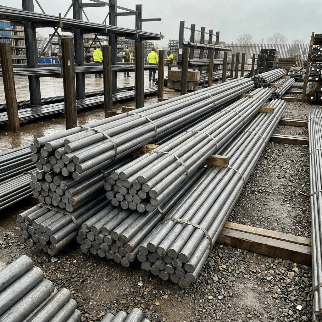 Mild Steel Round Bar – S275, 6m Lengths & Cut to Size, 6mm to 40mm, Solid Steel Round Bar for Fabrication, Balustrades & Machining - Rackerman