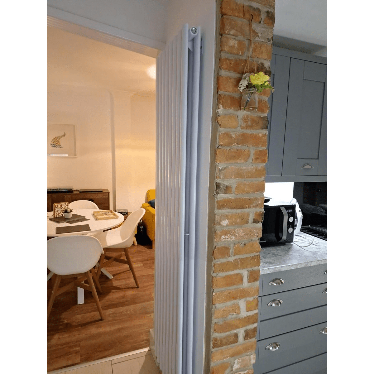 Oval Column Radiators — Designer Vertical & Horizontal, Oval Panel Profile, Anthracite, Black & White Central Heating Radiators - Rackerman