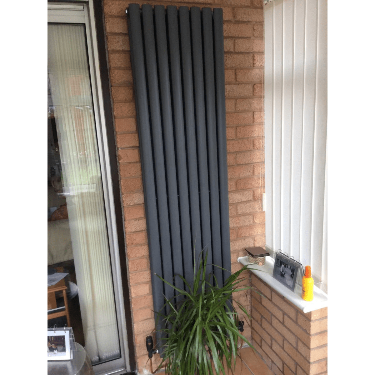 Oval Column Radiators — Designer Vertical & Horizontal, Oval Panel Profile, Anthracite, Black & White Central Heating Radiators - Rackerman