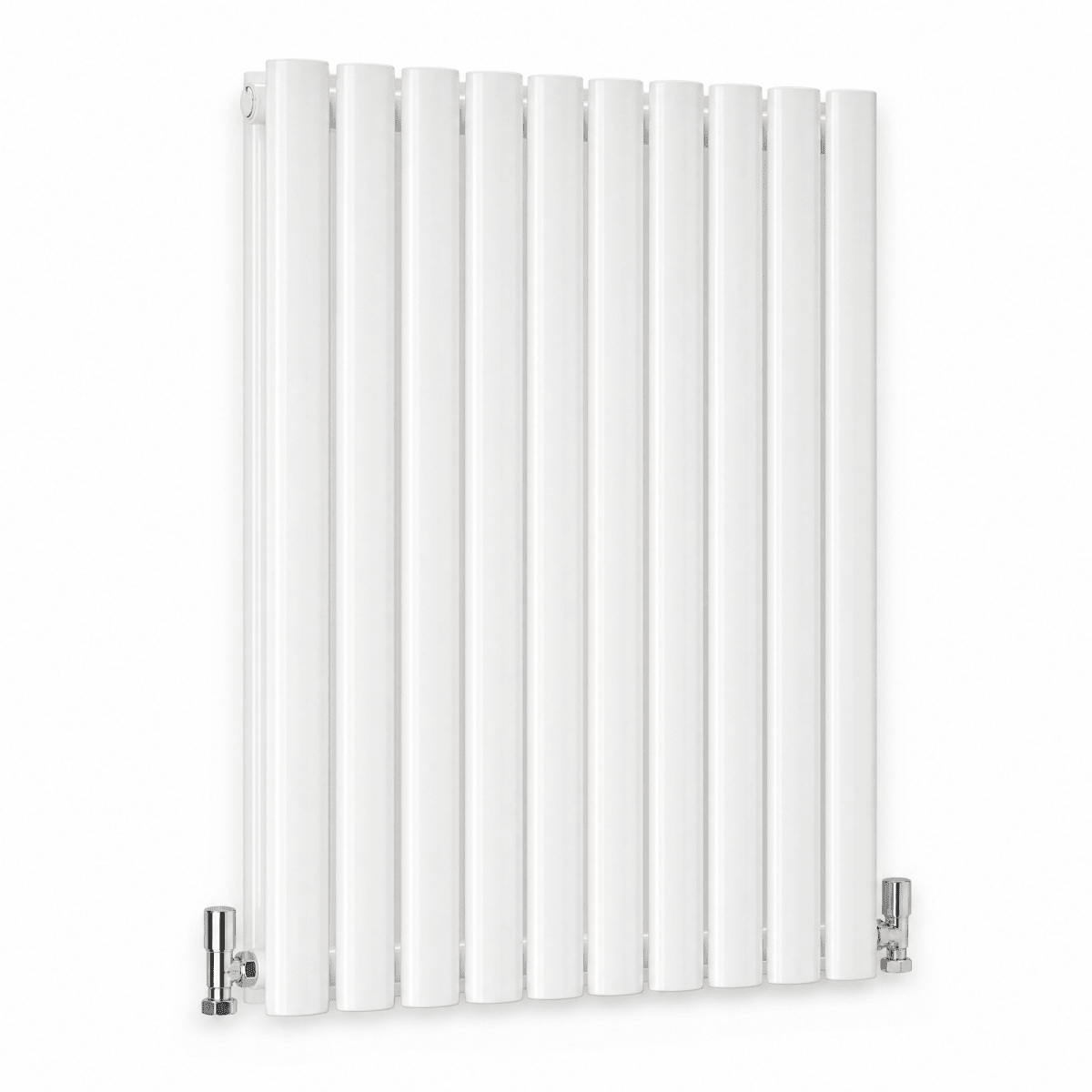 Oval Column Radiators — Designer Vertical & Horizontal, Oval Panel Profile, Anthracite, Black & White Central Heating Radiators - Rackerman