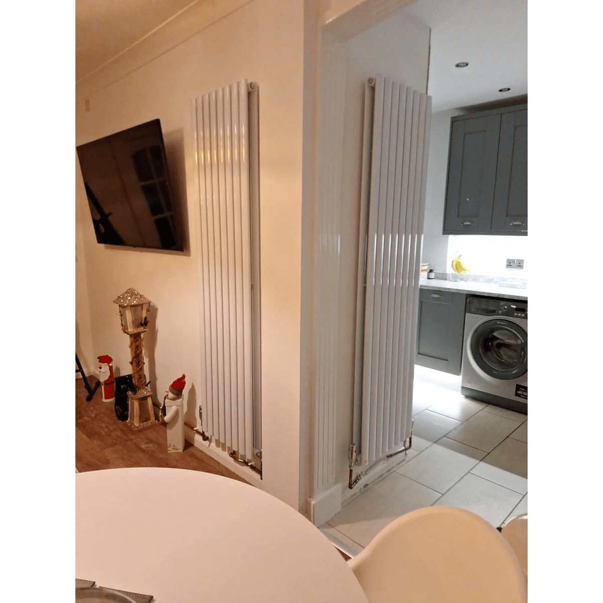 Oval Column Radiators — Designer Vertical & Horizontal, Oval Panel Profile, Anthracite, Black & White Central Heating Radiators - Rackerman