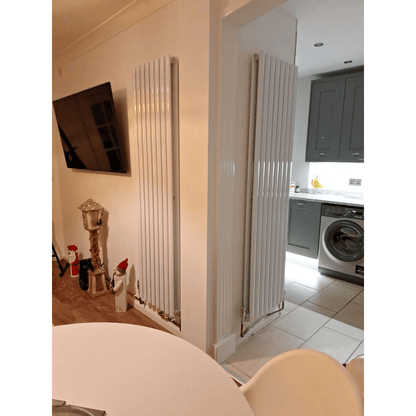 Oval Column Radiators — Designer Vertical & Horizontal, Oval Panel Profile, Anthracite, Black & White Central Heating Radiators - Rackerman