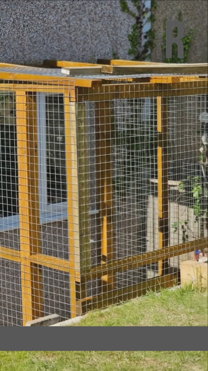 Galvanised Welded Mesh Panel – 25mm Holes, 6ft x 3ft, 12 Gauge