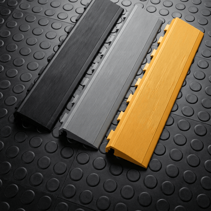 Ramp Edges for Interlocking Garage Floor Tiles - Rackerman
