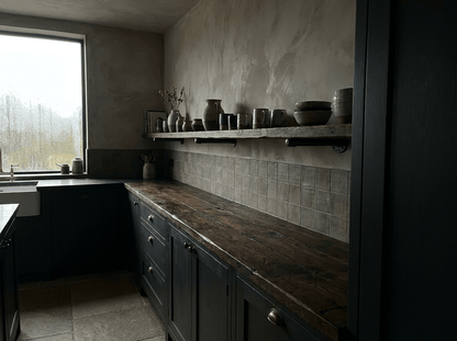 Reclaimed Scaffold Board Shelves – Rustic Wall Shelving, Cut to Size - Rackerman
