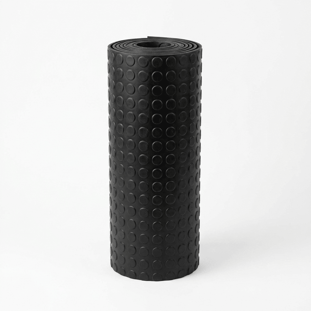 Rubber Garage Flooring – 1.5m Wide Heavy-Duty Roll | Checker, 5-Bar, Coin & Smooth, 3mm & 5mm, Cut to Length, Non-Slip Rubber Matting - Rackerman