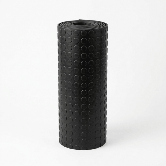 Rubber Garage Flooring – 1.5m Wide Heavy-Duty Roll | Checker, 5-Bar, Coin & Smooth, 3mm & 5mm, Cut to Length, Non-Slip Rubber Matting - Rackerman