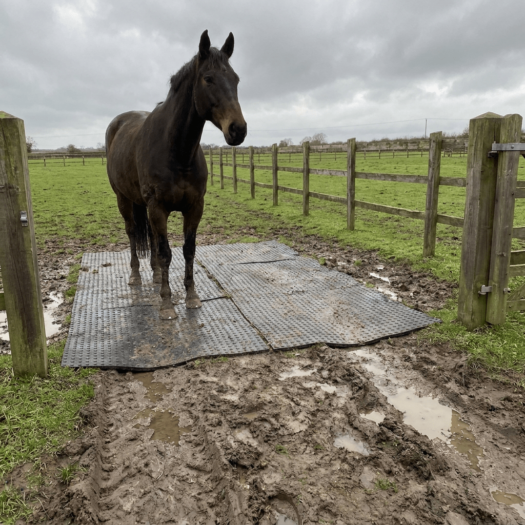 Rubber Grass Mats – Heavy-Duty Grass Protection & Gateway Matting - Rackerman