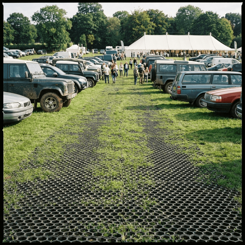 Rubber Grass Mats – Heavy-Duty Grass Protection & Gateway Matting - Rackerman