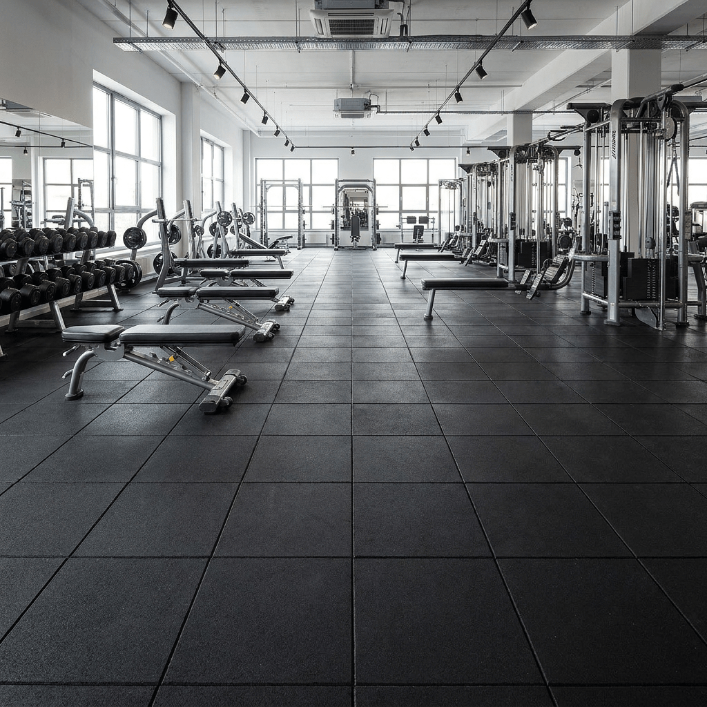 Rubber Gym Floor Tiles – Home, Garage & Commercial Gym Flooring - Rackerman