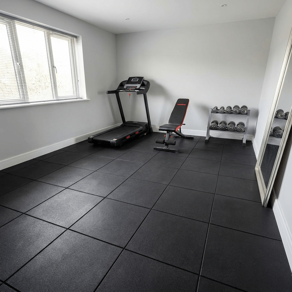 Rubber Gym Floor Tiles – Home, Garage & Commercial Gym Flooring - Rackerman