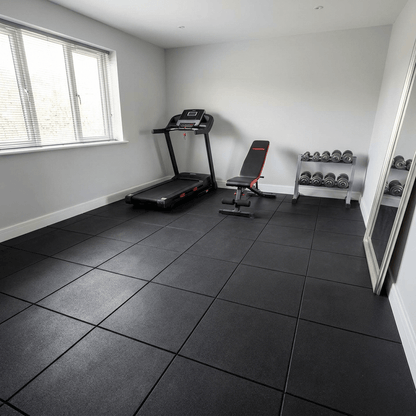 Rubber Gym Floor Tiles – Home, Garage & Commercial Gym Flooring - Rackerman