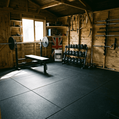 Rubber Gym Floor Tiles – Home, Garage & Commercial Gym Flooring - Rackerman