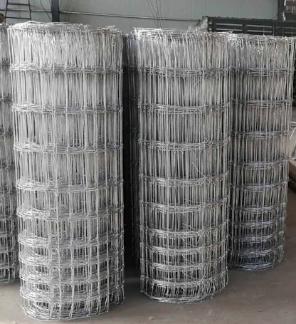 Heavy Duty Stock Fencing Roll – Galvanised Hinge‐Joint Wire Mesh