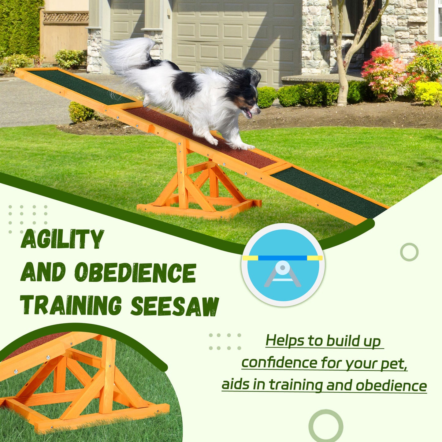 Pet Seesaw Dog Training Agility Equipment