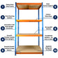 2m Orange & Blue Racking