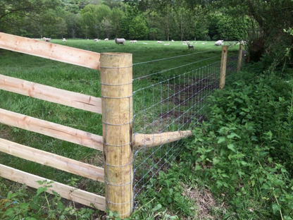 Heavy Duty Stock Fencing Roll – Galvanised Hinge‐Joint Wire Mesh