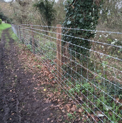 Heavy Duty Stock Fencing Roll – Galvanised Hinge‐Joint Wire Mesh
