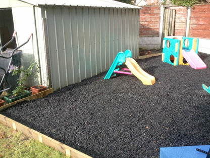 Rubber Mulch for Playgrounds – UK Stock, High Shock Absorption