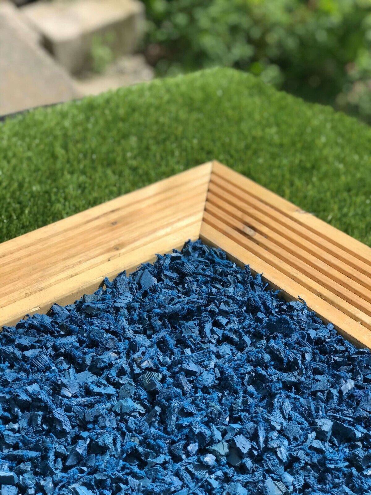 Decorative Play Bark Rubber Chippings 500kg - other colours available