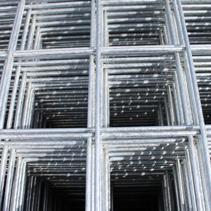 8ft × 4ft Galvanised Mesh Panels – 12 Gauge (1″ Holes)