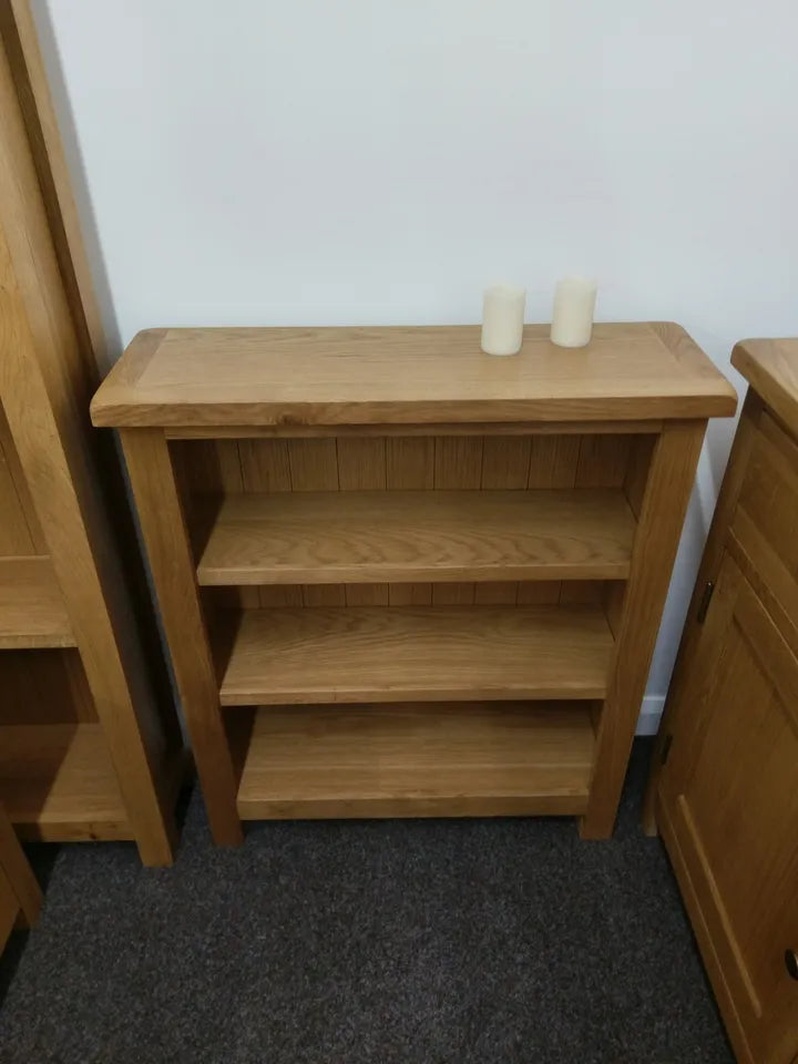 Rustic Oak Bookshelf Country Style Bookcase