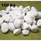 FOR HOME AND GARDEN - DECORATIVE MARBLE EXTRA WHITE STONES/PEBBLES 20-70MM