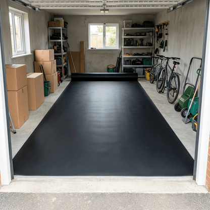 Smooth Rubber Matting Roll – Heavy-Duty Non-Slip Flooring - Rackerman