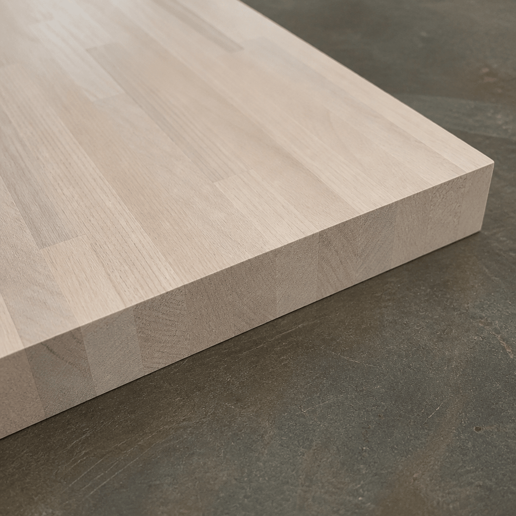 Solid Beech Kitchen Worktop 28mm – Real Solid Wood Beech Worktop, Cut to Size, Breakfast Bar, Kitchen Island & Upstand - Rackerman