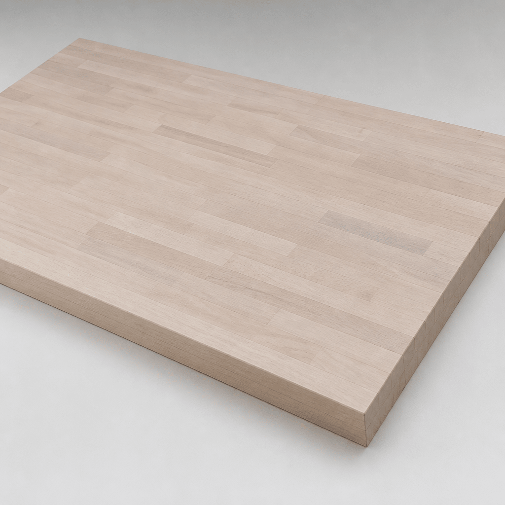 Solid Beech Kitchen Worktop 38mm – Real Solid Wood Beech Worktop, Cut to Size, Breakfast Bar, Kitchen Island & Upstand - Rackerman