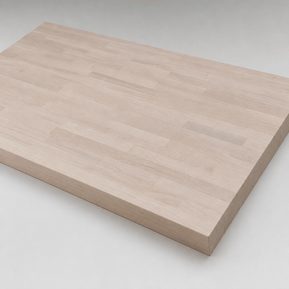 Solid Beech Kitchen Worktop 38mm – Real Solid Wood Beech Worktop, Cut to Size, Breakfast Bar, Kitchen Island & Upstand - Rackerman