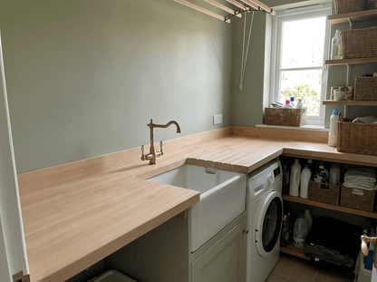 Solid Beech Worktop 28mm – Real Hardwood Kitchen Tops - Rackerman