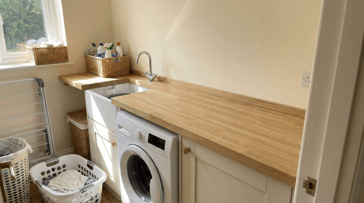 Solid Oak Worktop 28mm – Real Hardwood Kitchen Tops - Rackerman
