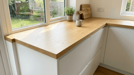 Solid Oak Worktop 28mm – Real Hardwood Kitchen Tops - Rackerman