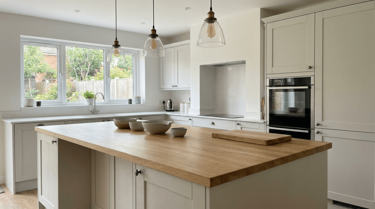 Solid Oak Worktop 28mm – Real Hardwood Kitchen Tops - Rackerman