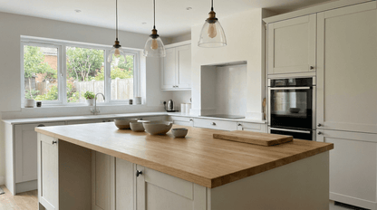 Solid Oak Worktop 28mm – Real Hardwood Kitchen Tops - Rackerman