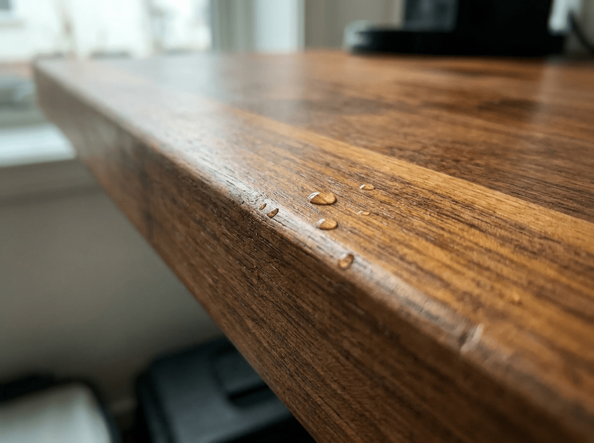 Solid Walnut Kitchen Worktop 38mm – Real Dark Hardwood, Cut to Size - Rackerman