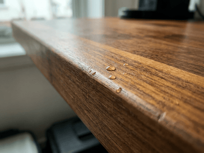 Solid Walnut Kitchen Worktop 38mm – Real Dark Hardwood, Cut to Size - Rackerman