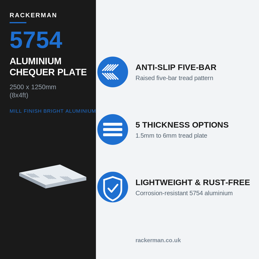 5754 aluminium chequer plate 8x4 specifications - five-bar tread, 1.5-6mm, lightweight corrosion resistant