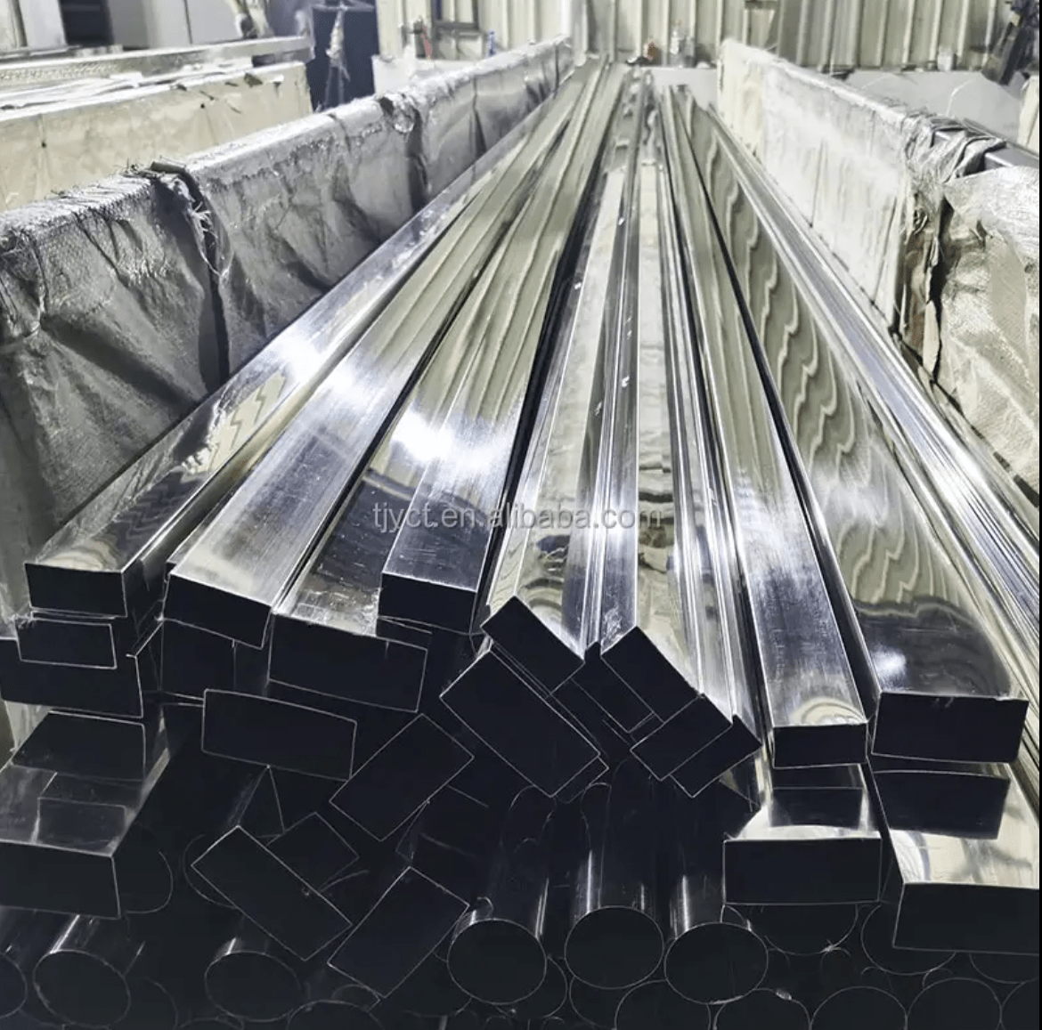 304 stainless steel box section square hollow section bright finish