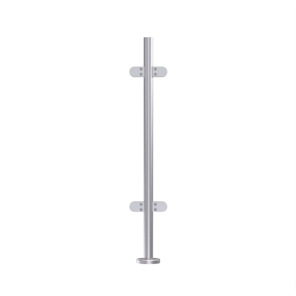 Stainless Steel Handrail Posts – 316 Mirror Polish Balustrade Posts & Uprights for Handrail & Glass Balustrade - Rackerman