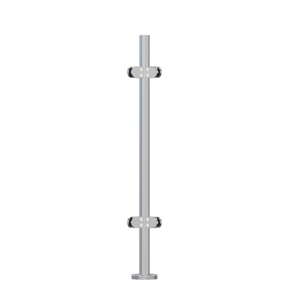 Stainless Steel Handrail Posts – 316 Mirror Polish Balustrade Posts & Uprights for Handrail & Glass Balustrade - Rackerman