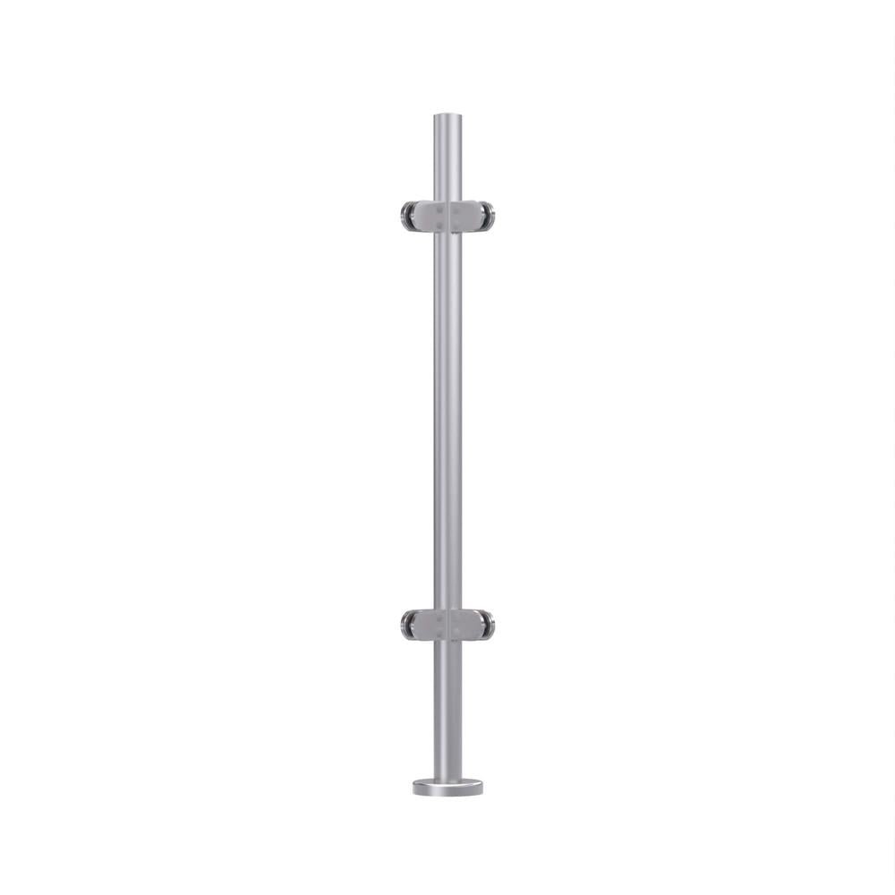 Stainless Steel Handrail Posts – 316 Mirror Polish Balustrade Posts & Uprights for Handrail & Glass Balustrade - Rackerman
