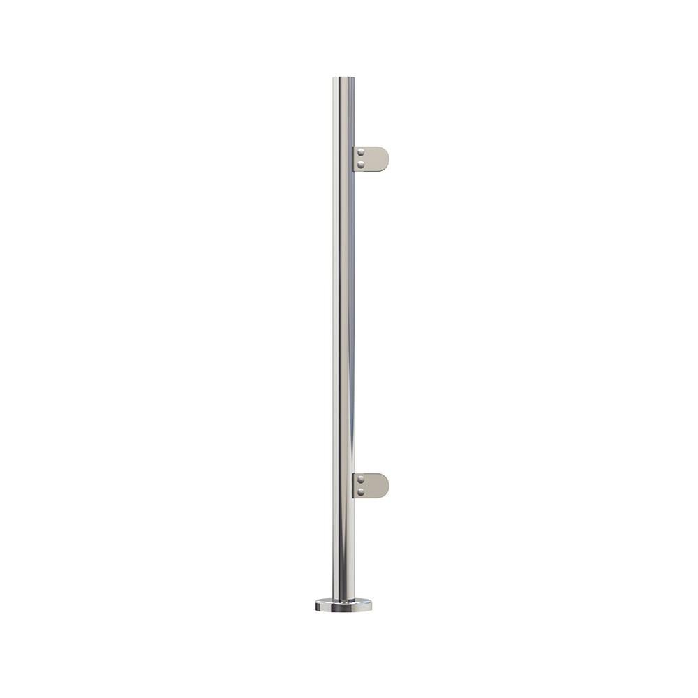 Stainless Steel Handrail Posts – 316 Mirror Polish Balustrade Posts & Uprights for Handrail & Glass Balustrade - Rackerman