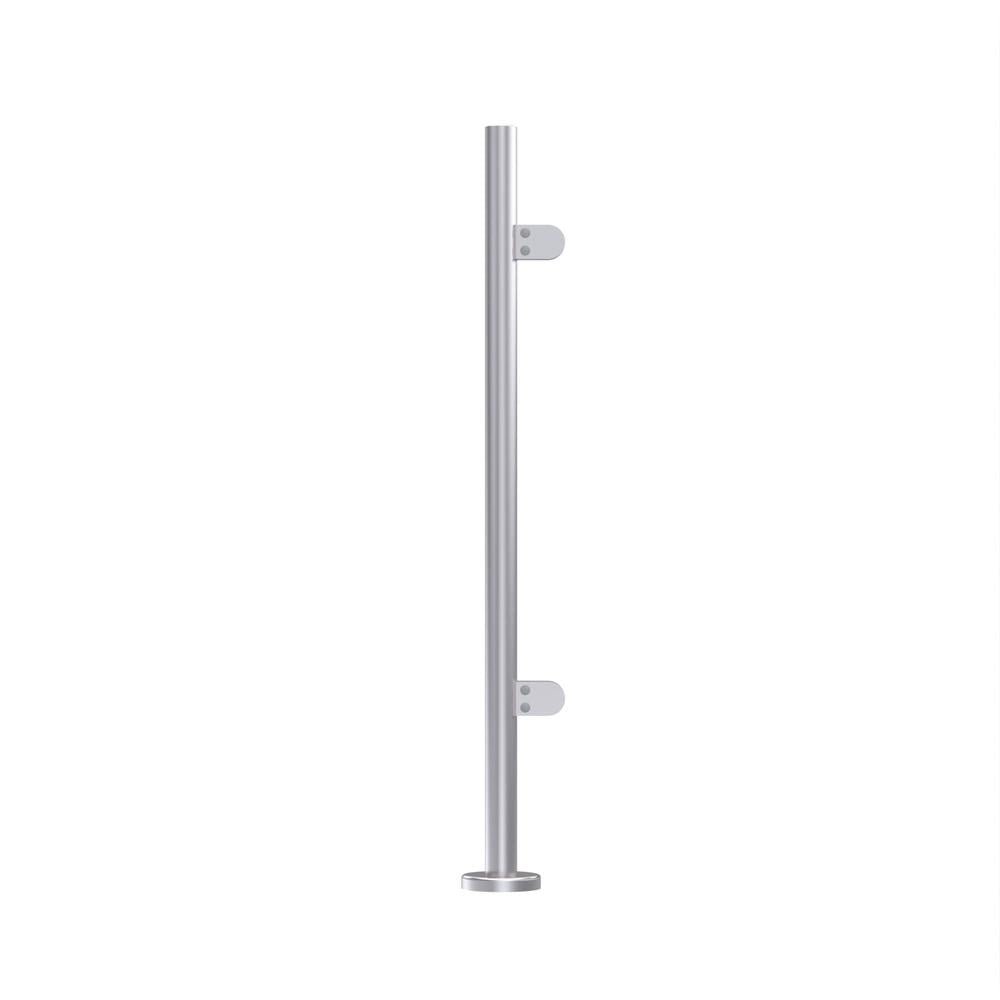 Stainless Steel Handrail Posts – 316 Mirror Polish Balustrade Posts & Uprights for Handrail & Glass Balustrade - Rackerman